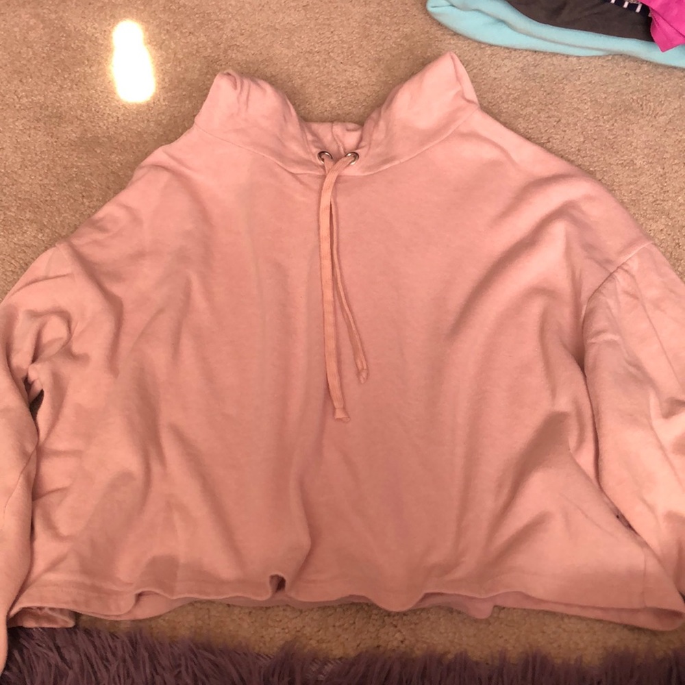 forever 21 cropped hoodie